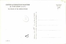 MODERN CARD Bridge Maritime Rean Training center the ditch and boats