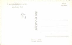 MODERN CARD Surroundings of Rennes Rean Bridge the Valley of Boel