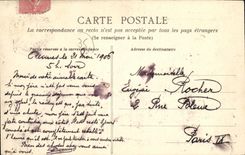 VINTAGE POSTCARD Surroundings of Rennes Rean Bridge the Mill and the Outfall Children