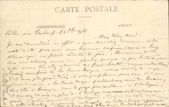 VINTAGE POSTCARD Surroundings of Rennes Bridge Rean Castle and Douves of Massaye