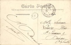 VINTAGE POSTCARD Surroundings of Rennes Rean Bridge the curve of Boel and the bridge of the way