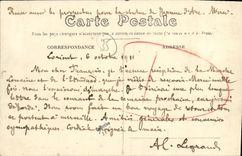 VINTAGE POSTCARD Surroundings of Rennes Rean Bridge the Valley of Boel Boat