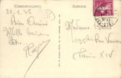 VINTAGE POSTCARD Surroundings of Rennes Rean Bridge the Castle De Prevalaye