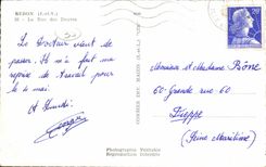 MODERN CARD Redon the Street of the Ditches Hotel of L Western