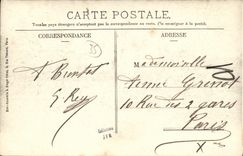 VINTAGE POSTCARD Redon Places from Brittany Under Prefecture Public school boys