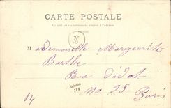 VINTAGE POSTCARD Redon L Abbey church