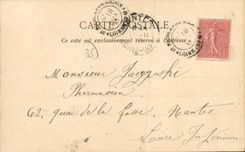 VINTAGE POSTCARD Redon Seen of Saint Nicolas of Redon