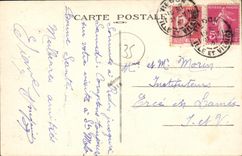 VINTAGE POSTCARD Redon the Holy Quay Jacques