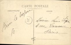 VINTAGE POSTCARD Redon Town hall