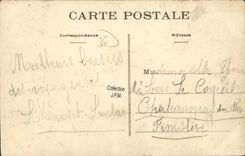 VINTAGE POSTCARD Redon L Town hall