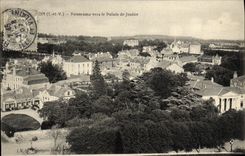 VINTAGE POSTCARD Redon Panoram towards Placis de Justice