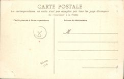 VINTAGE POSTCARD Redon Panoram towards Placis de Justice