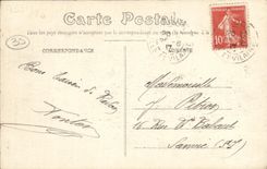 VINTAGE POSTCARD Interior Redon of L Church the Master Furnace bridge