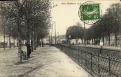 VINTAGE POSTCARD Redon Railway Train Parks