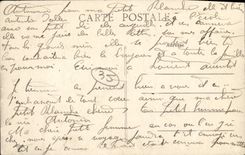 POSTAL Redon de la VENDIMIA el lavabo y el barco de navegacion portuario