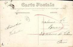 VINTAGE POSTCARD Redon the Canal of Nantes has Brest Bateau Barge