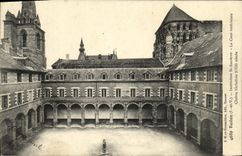 CPA Redon Institution St Sauveur La Cour Interieure Cloitre Richelieu