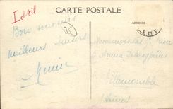 VINTAGE POSTCARD Redon the Canal and the Bridge of the Foundry