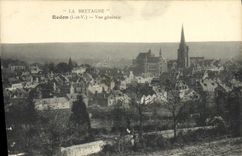 CPA Redon Vue generale