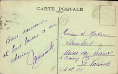 VINTAGE POSTCARD Redon Panorama towards the Community of the Retirement and the district Saint Michel