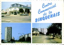 CPM Rennes Vues de la Binquenais et son Centre Commercial