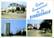 MODERN CARD Shopping mall of Binquenais Rennes