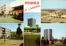 MODERN CARD Rennes District of Landrel