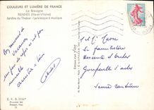 MODERN CARD Rennes Jardins of Thabor the Bandstand