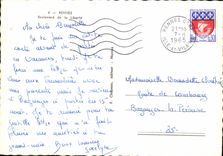 MODERN CARD Rennes Boulevard of Freedom