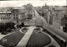 CPM Rennes Jardins Saint Georges et avenue Janvier