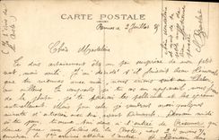 VINTAGE POSTCARD Rennes Monument of Brittany in France