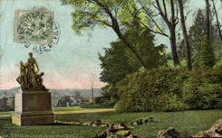 CPA Rennes Un coin du jardin des plantes