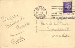 POSTAL Rennes de la VENDIMIA una esquina de Thabor