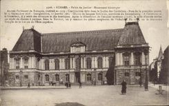 VINTAGE POSTCARD Rennes Law courts Histroque Monument