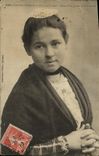 VINTAGE POSTCARD Costumes of Rennes D llle Unpleasant Young girl coiffee of Catiolle