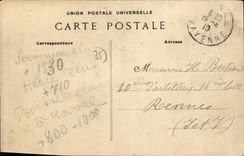 CPA Costumes de Rennes d llle Vilaine Jeune fille coiffee de la Catiolle