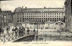 VINTAGE POSTCARD Rennes the Barracks Holy Georges