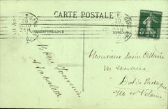 VINTAGE POSTCARD Rennes Barracks of Guine Militaria