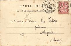 VINTAGE POSTCARD Rennes the House of of Guesclin