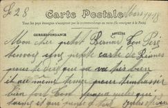 POSTAL Rennes Cascarne de Guines de la VENDIMIA el caballo de Militaria del honor de la corte D