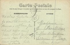 VINTAGE POSTCARD Rennes View taken of the Station Great Parisian hotel