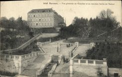 CPA Rennes Vue generale de l Escaller et du nouveau Jardin du Thabor