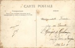 VINTAGE POSTCARD Rennes Quays taken of the Bridge Berlin Barge Boat