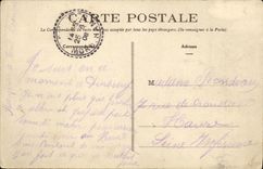 CPA Rennes Caserne St Georges Militaria