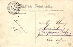 VINTAGE POSTCARD Rennes New Gardens of Thabor