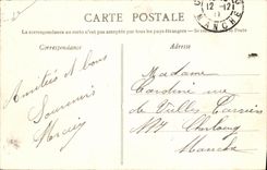 VINTAGE POSTCARD Rennes Places Pasteur
