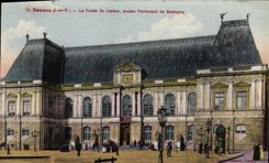 VINTAGE POSTCARD Rennes Law courts old Parliament of Brittany