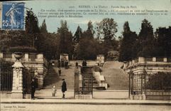 CPA Rennes Le Thabor Entree Rue de Paris