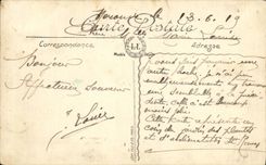 VINTAGE POSTCARD Rennes Thabor the Cascade