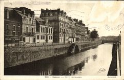 VINTAGE POSTCARD Rennes Lamennais Quay